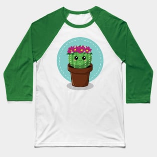 Kawaii cactus Baseball T-Shirt